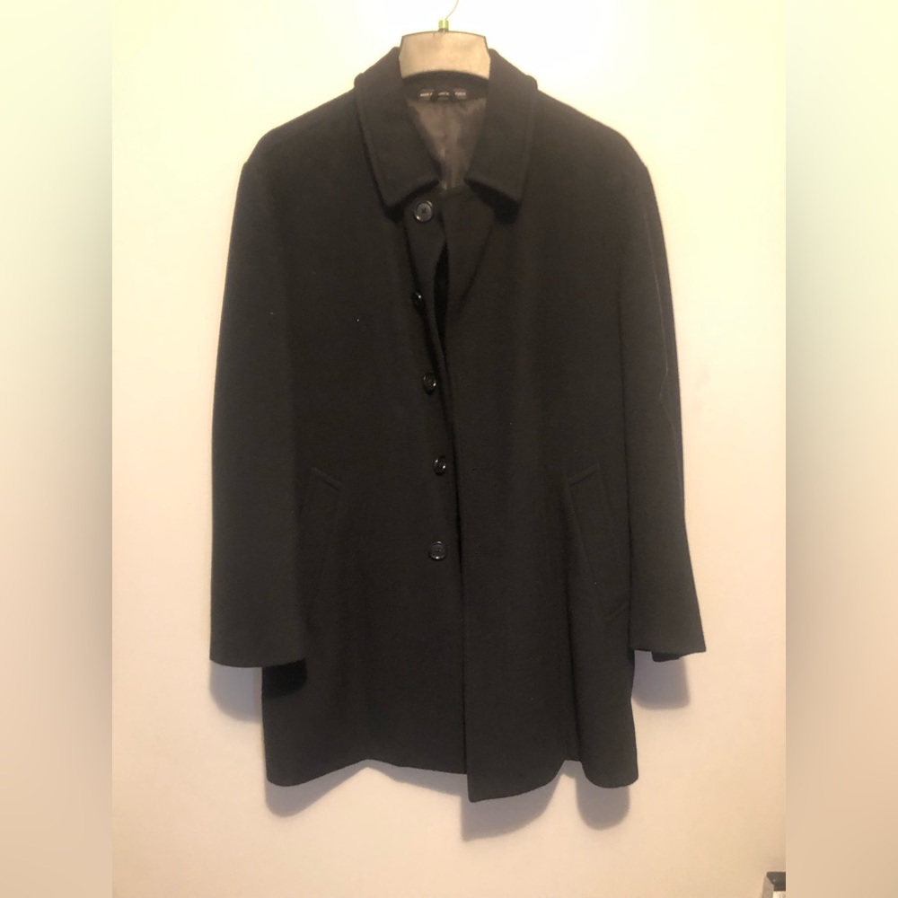 Men’s size 38 wool overcoat pea coat Stafford